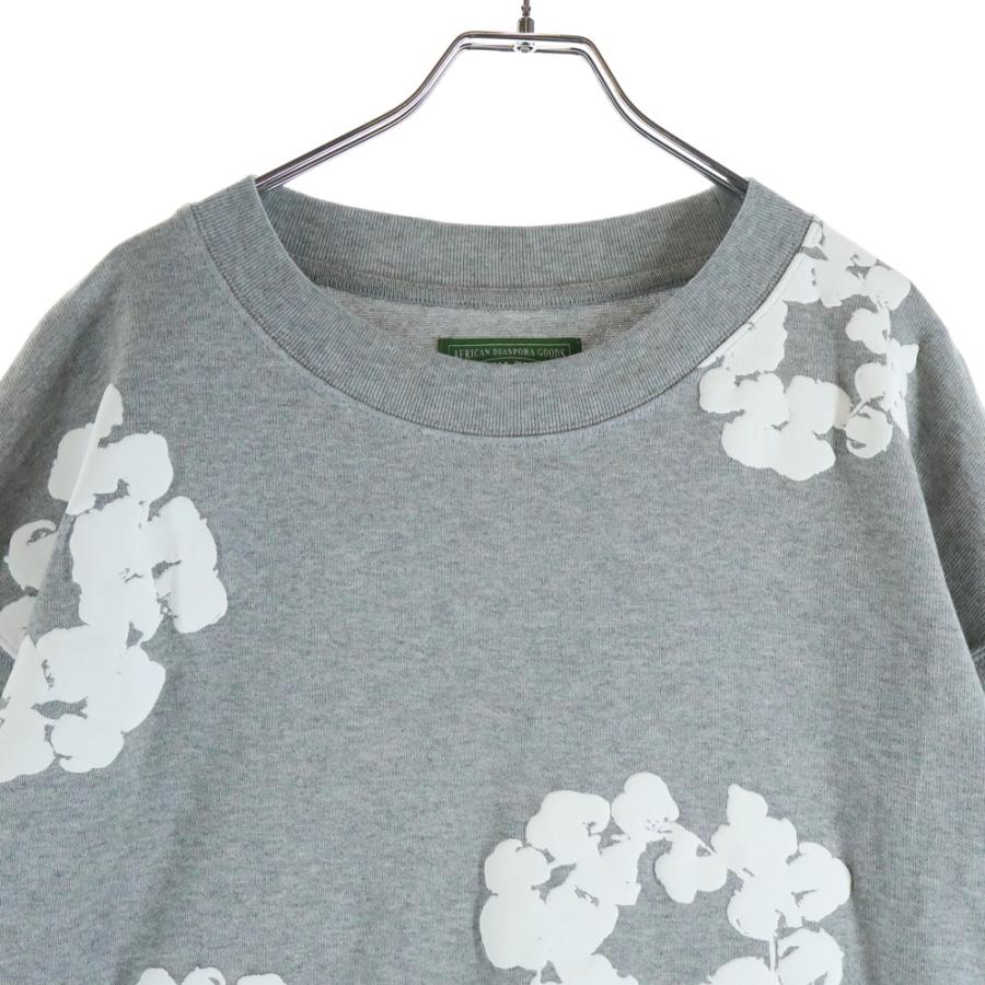 DENIM TEARS デニムティアーズ CREW NECK SWEAT SHIRTS クルーネック スウェットシャツ 総柄 グレー_2