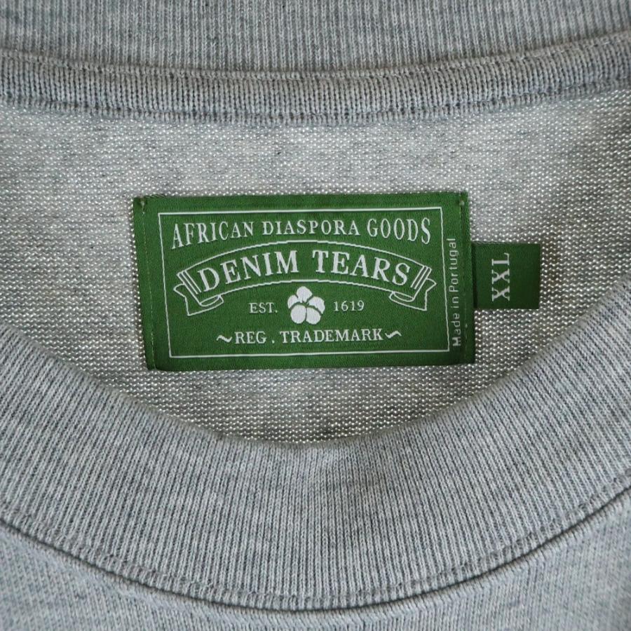 DENIM TEARS デニムティアーズ CREW NECK SWEAT SHIRTS クルーネック スウェットシャツ 総柄 グレー_6