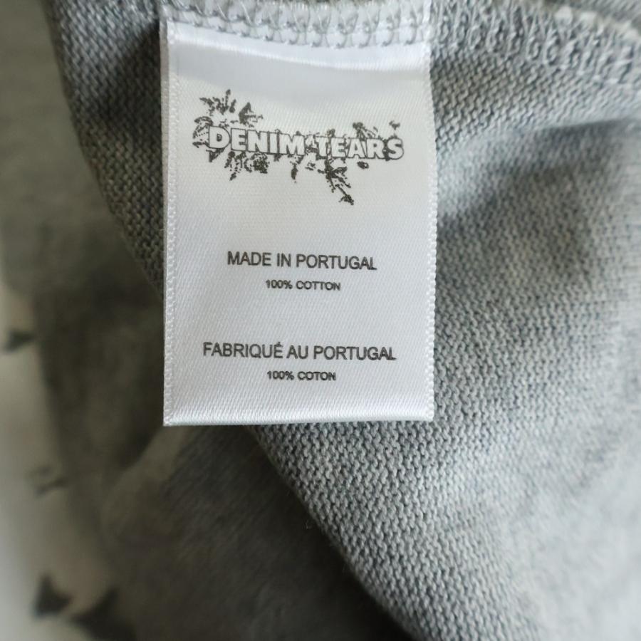 DENIM TEARS デニムティアーズ CREW NECK SWEAT SHIRTS クルーネック スウェットシャツ 総柄 グレー_7
