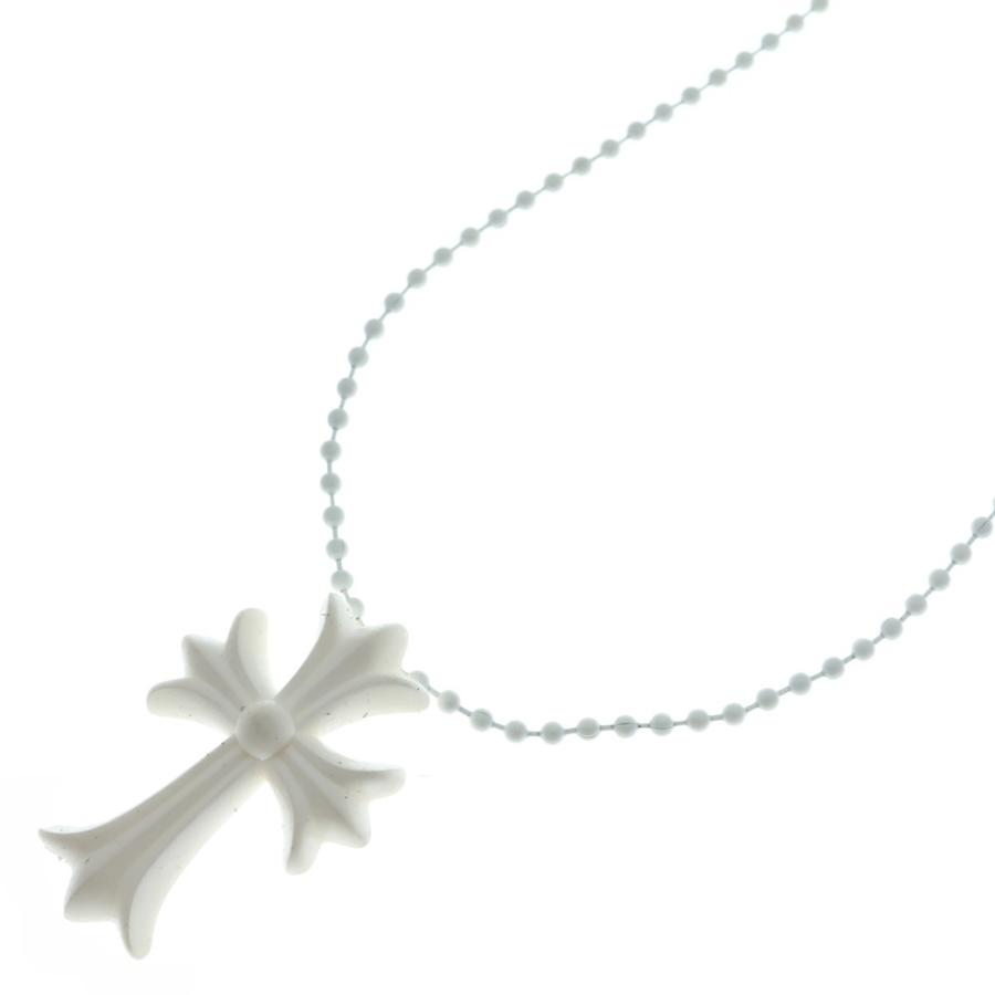 正規品　Chrome Hearts chクロスペンダント　白紐　　クロムハーツ クロムハーツ CH クロス ペンダント チャーム CH Cross Charm (CHROME