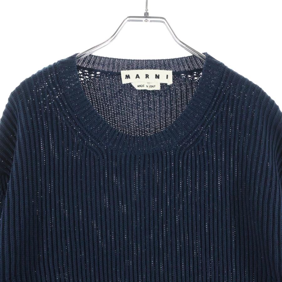 MARNI（マルニ） 20SS ウールニットセーター GCMG0118Q0 ネイビー