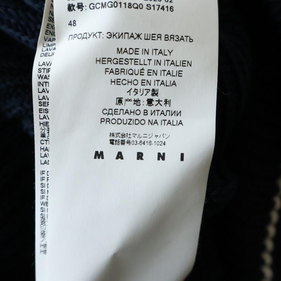 MARNI（マルニ） 20SS ウールニットセーター GCMG0118Q0 ネイビー