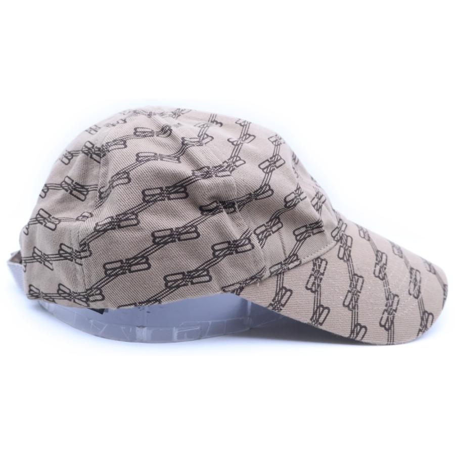 お値下げ中⭐️美品バレンシアガ BBモノグラムキャップ ベージュsizeL BALENCIAGA（バレンシアガ） BB Monogram Logo 6 Panel-Cap BB