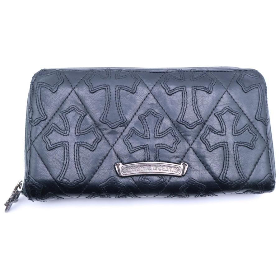 CHROME HEARTS（クロムハーツ） REC F ZIP QUILTED WALLET セメタリー