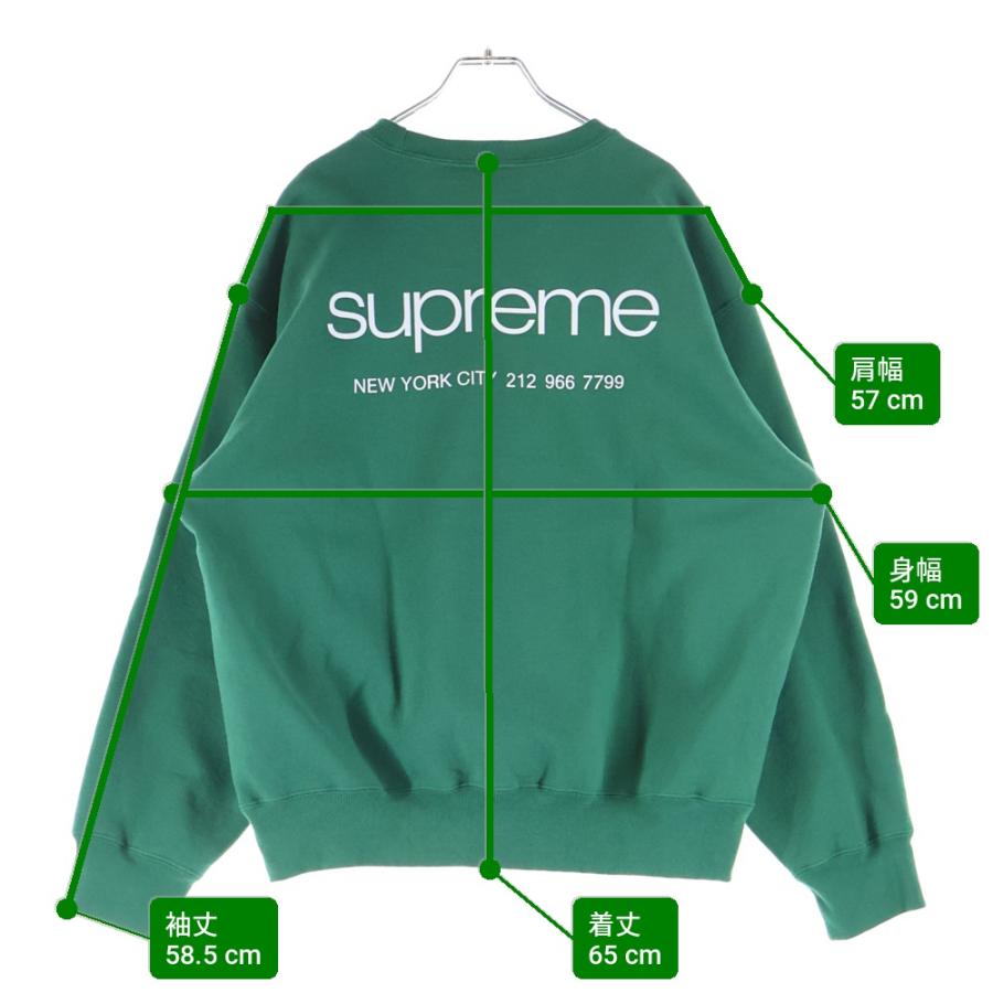 Supreme nyc CrewNeck 美品 23AW Supreme（シュプリーム） 23AW NYC Crewneck ニューヨーク クルー