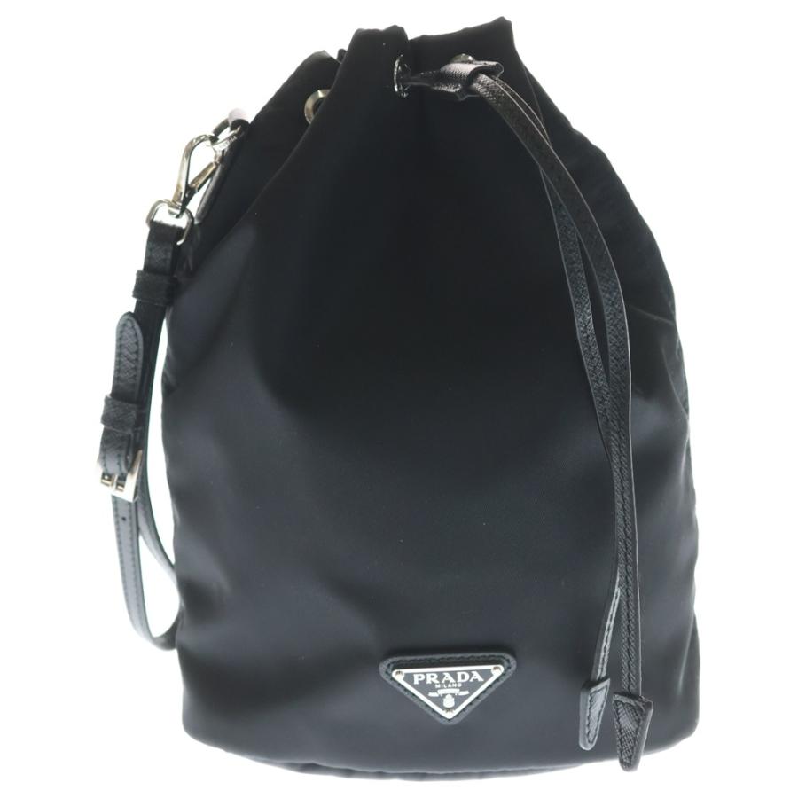 PRADA（プラダ） Re-Nylon ポーチ ナイロン 巾着 1NS369 ブラック