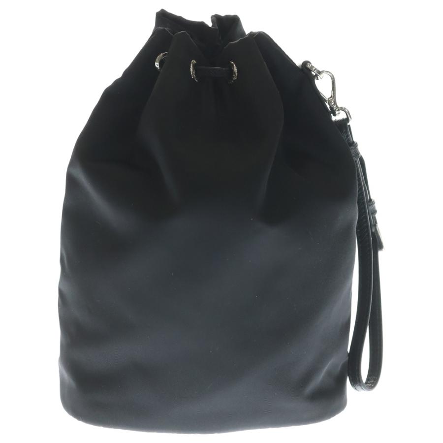 PRADA（プラダ） Re-Nylon ポーチ ナイロン 巾着 1NS369 ブラック