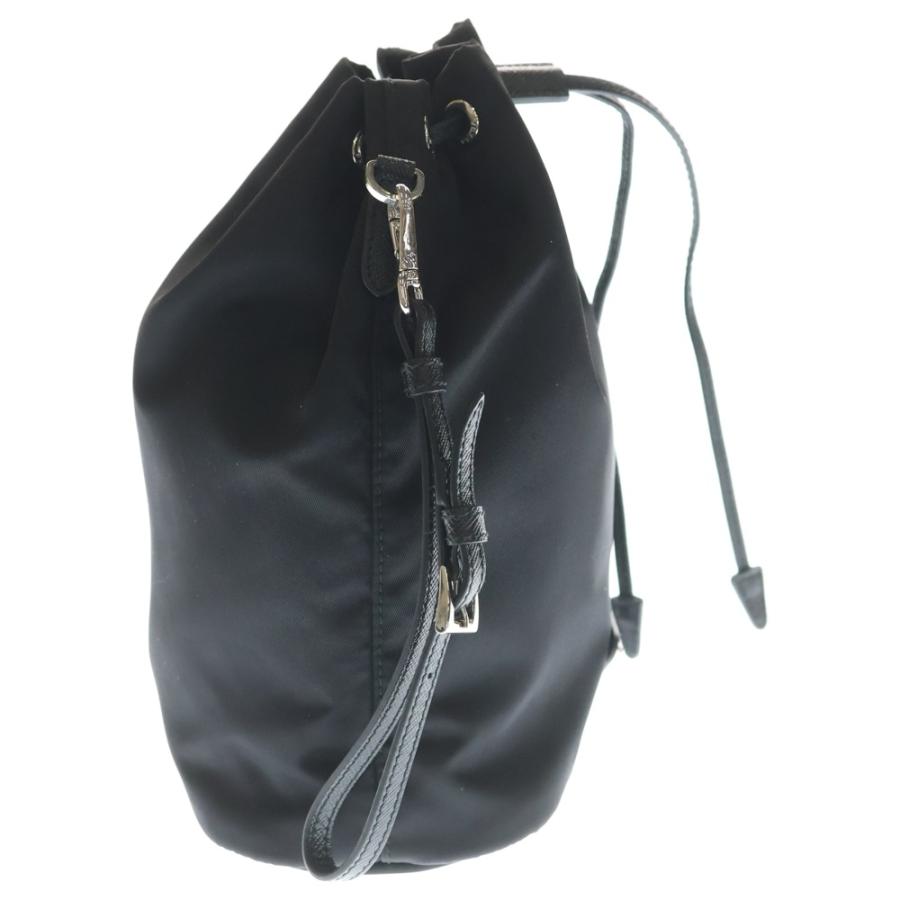PRADA（プラダ） Re-Nylon ポーチ ナイロン 巾着 1NS369 ブラック