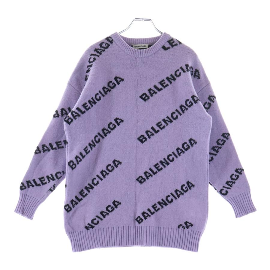 BALENCIAGA（バレンシアガ） 19AW Jacquard Logo Sweater ジャガード 