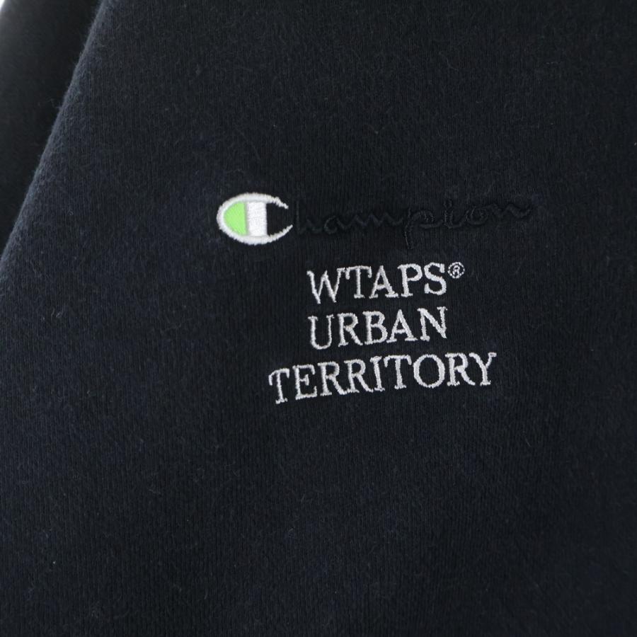 WTAPS（ダブルタップス） ×CHAMPION チャンピオン フロント刺繍 クルー