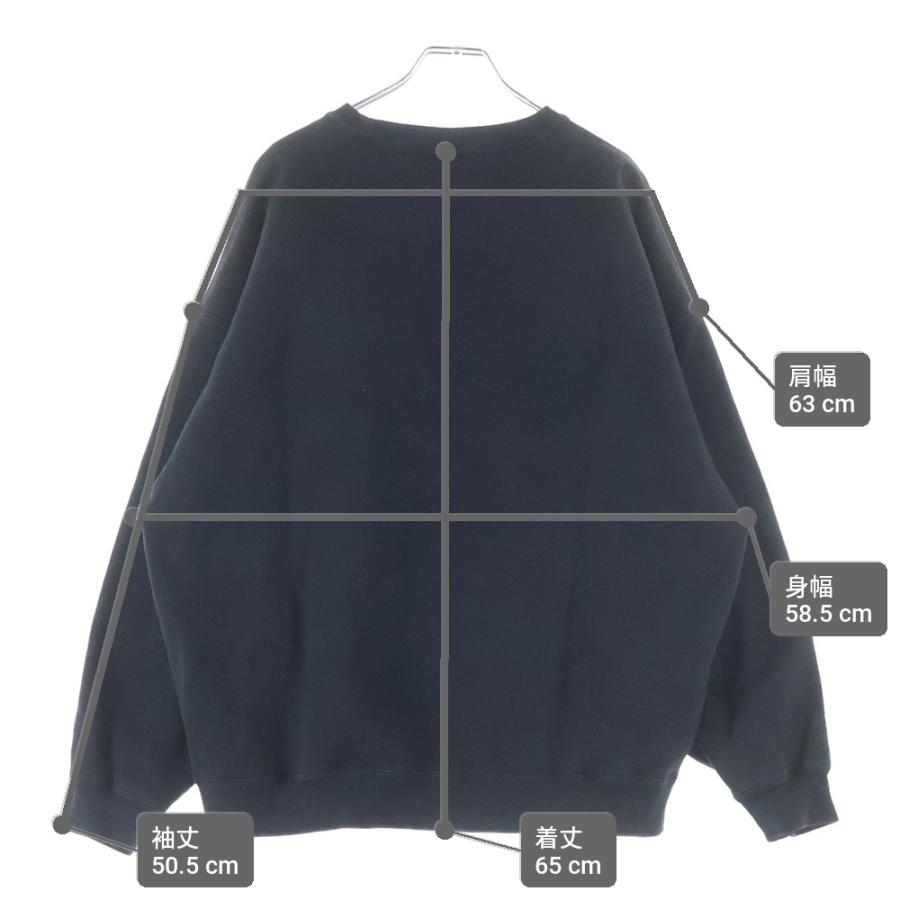 WTAPS ダブルタップス ×CHAMPION チャンピオン フロント刺繍 クルーネックスウェットトレーナー ブラック C8-X016 WTAPS（ダブルタップス） ×CHAMPION チャンピオン フロント刺繍 クルー
