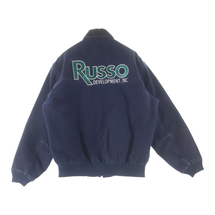 カーハート サンタフェジャケット 企業物 J14BLK Carhartt（カーハート） 00s サンタフェ バック企業ワッペン RUSSO