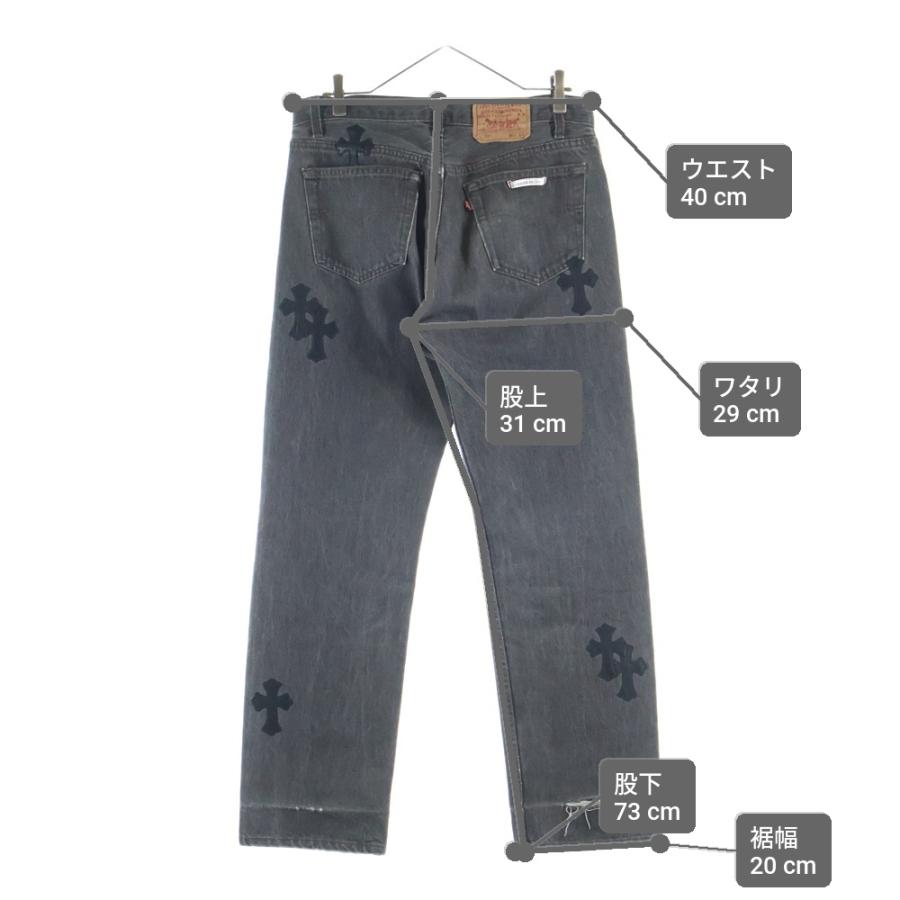 CHROME HEARTS（クロムハーツ） ×LEVI'S U VNTG JEAN BLK/RED TAB 501