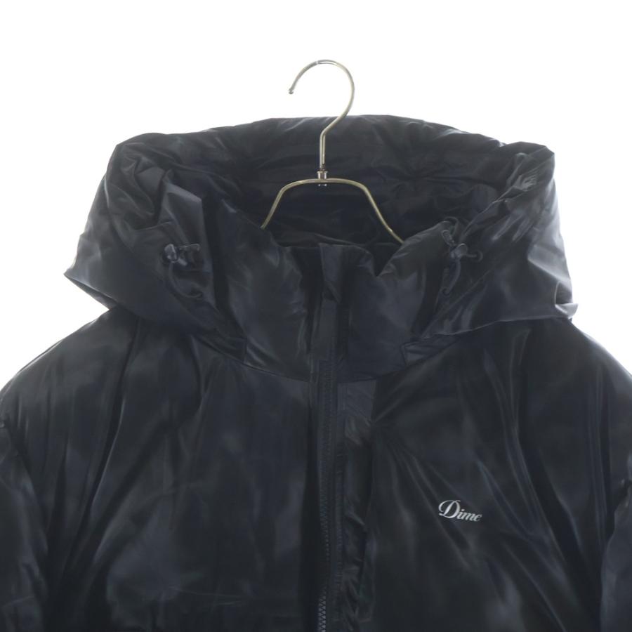 Dime（ダイム） WAVY PUFFER JACKET Smoke Black ウェイブパファー 