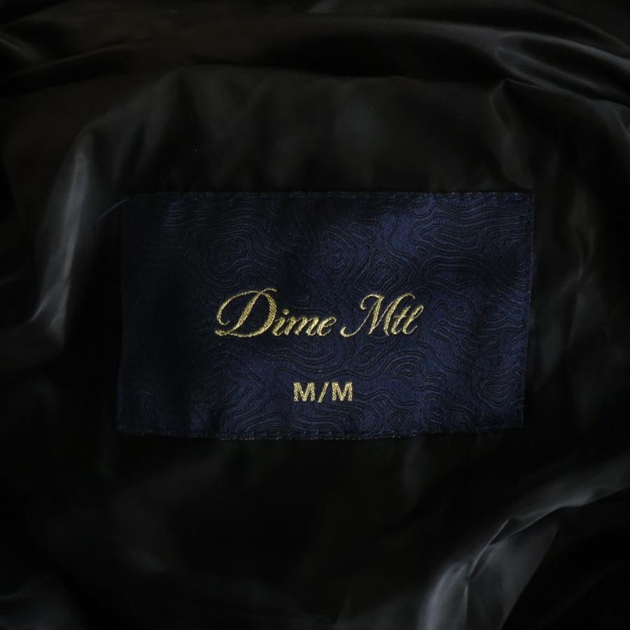 Dime（ダイム） WAVY PUFFER JACKET Smoke Black ウェイブパファー