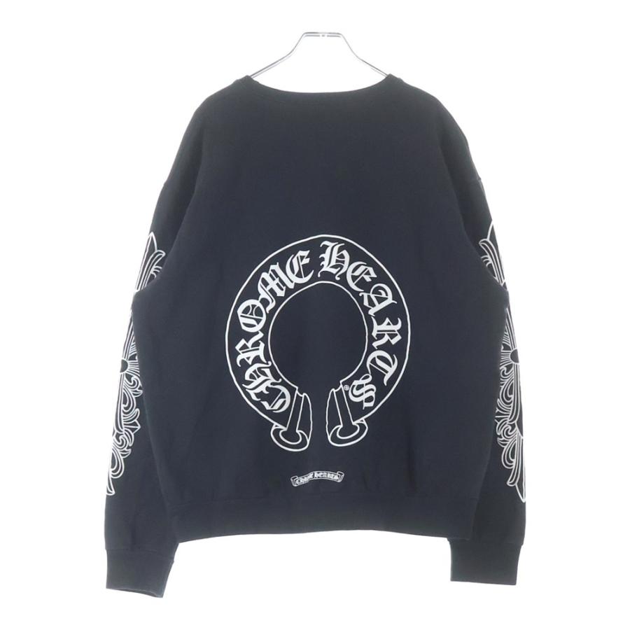 【CHROME HEARTS】ロゴ ホースシュー クルーネック スウェット CHROME HEARTS（クロムハーツ） Horseshoe Crewneck Sweatshirt ホース