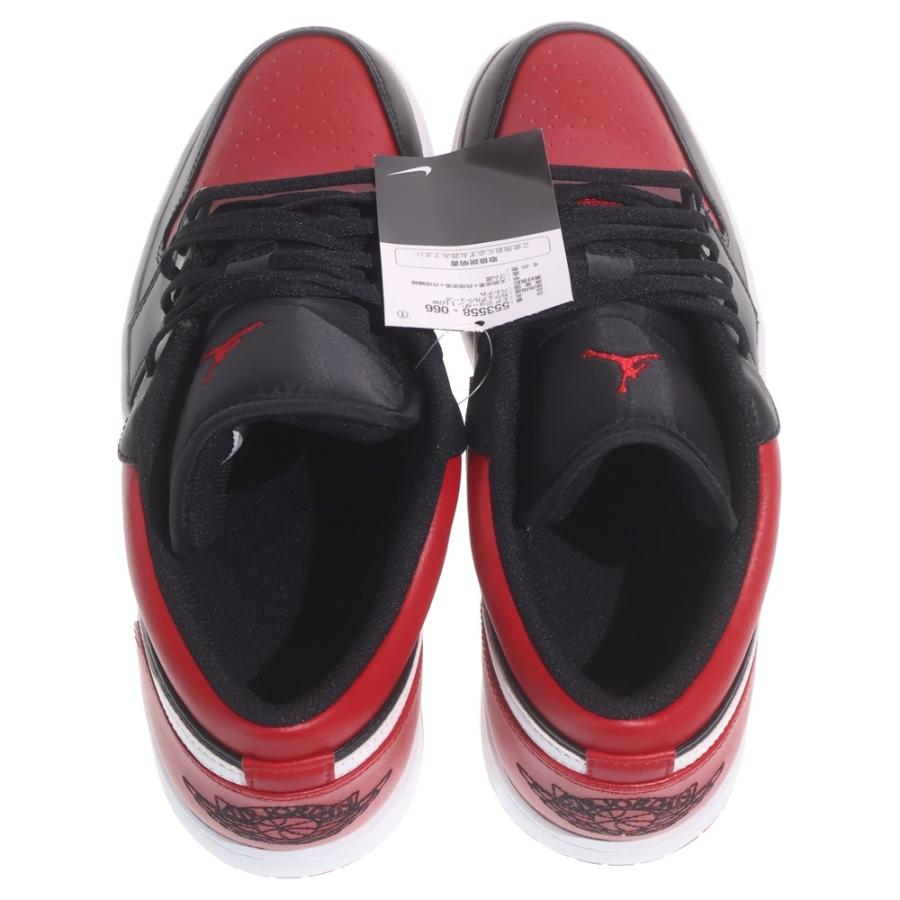 NIKE ナイキ AIR JORDAN 1 LOW BRED エアジョーダン 1 ブレッド ローカットスニーカー レッド/ブラック 29cm/US11 553558-066 NIKE（ナイキ） AIR JORDAN 1 LOW BRED エアジョーダン 1 ブレッド