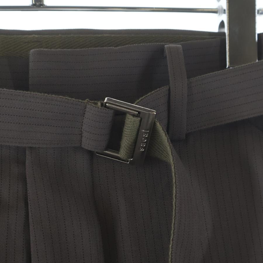 Sacai Doeskin Pants サイズ1 25ss 25-03633M sacai（サカイ） 25SS Doeskin Pants ドスキンパンツ ベルテッド 25