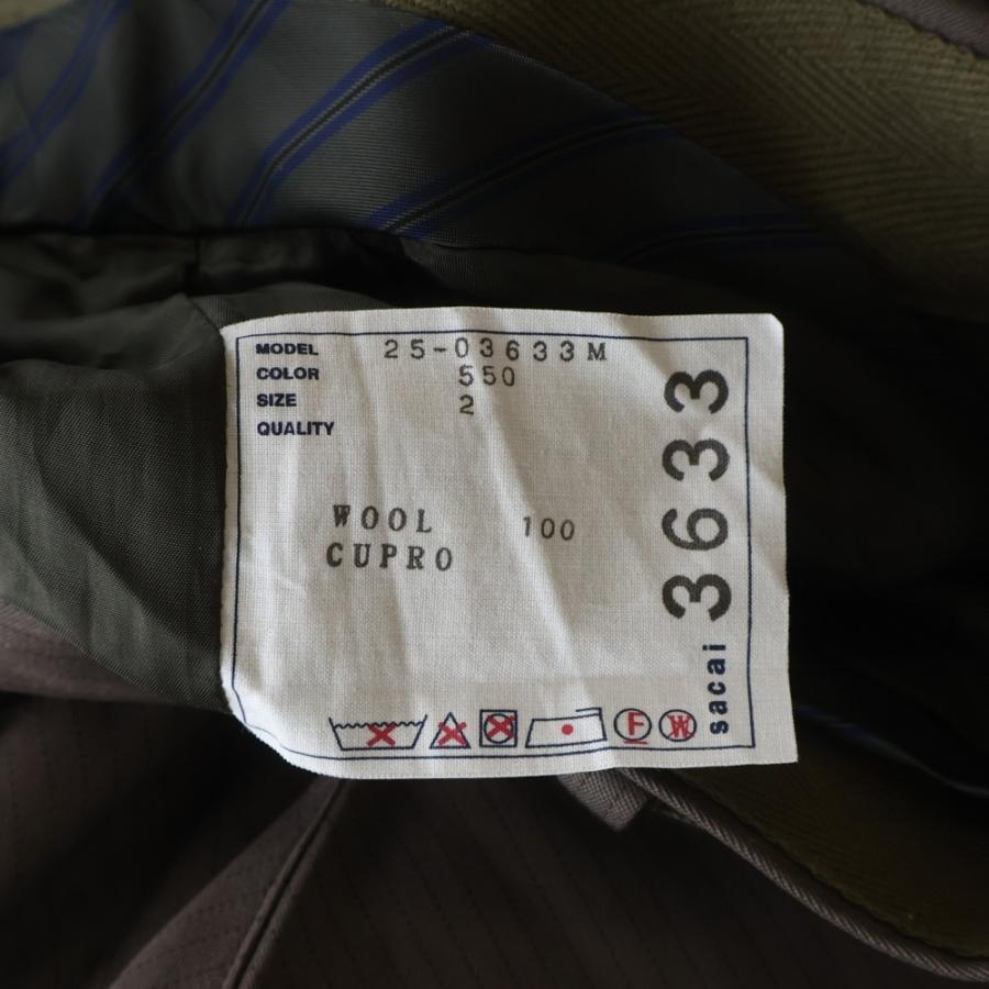 sacai（サカイ） 25SS Doeskin Pants ドスキンパンツ ベルテッド 25