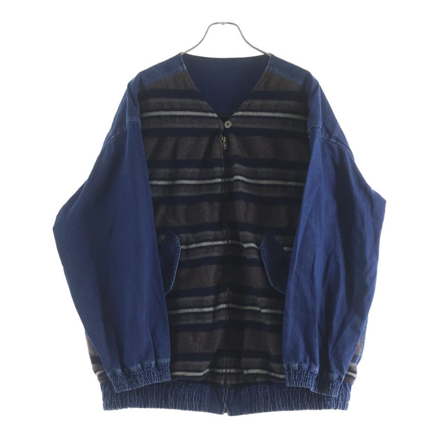 TENDERLOIN テンダーロイン ブルゾン ジャケット ブランケット XS TENDERLOIN（テンダーロイン） 22AW DENIM BLANKET ZIP UP JKT デニム