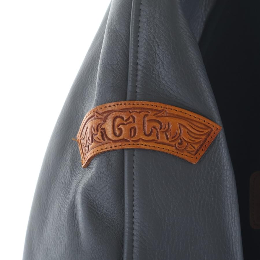 WOLF'S HEAD ウルフズヘッド ×M&M × GROK LEATHER 袖スタッズ バック