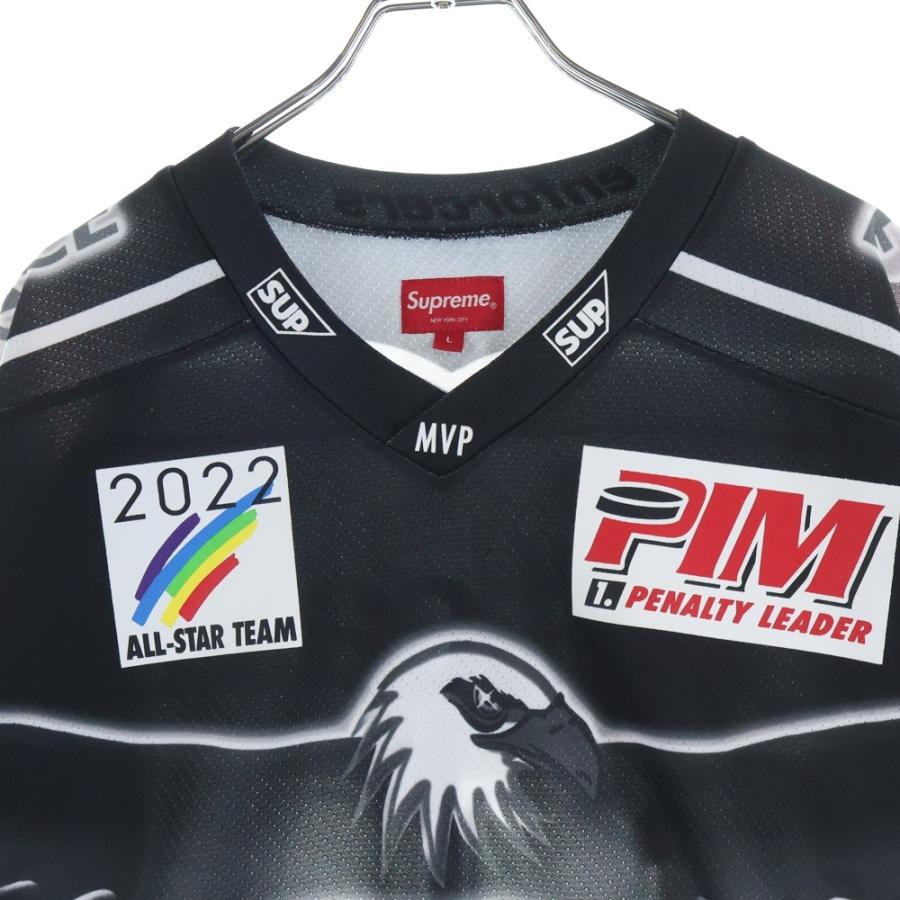 Supreme（シュプリーム） 22SS Eagle Moto hockey ロンT ホッケー