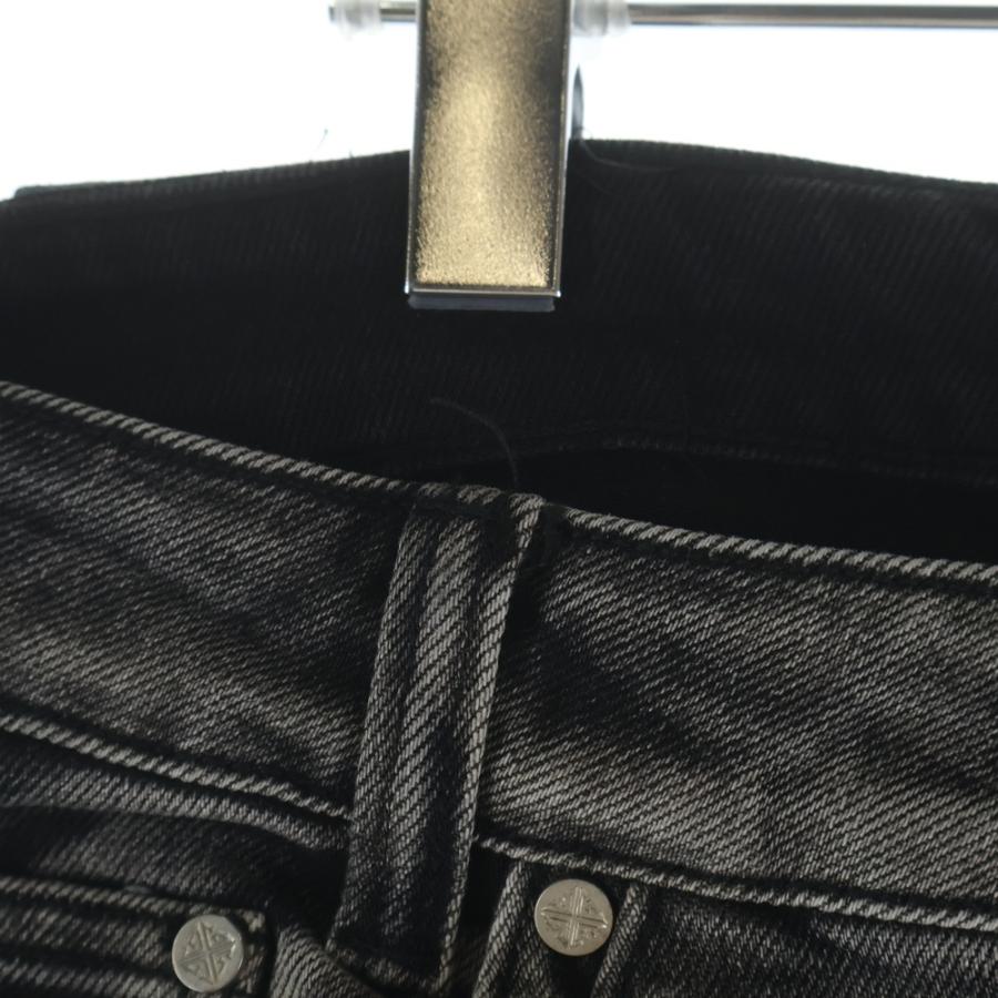 GUAPI グアピ STACKED PANTS スタックドパンツ フレアデニム ブラック GUAPI グアピ STACKED PANTS スタックドパンツ フレアデニム ブラック