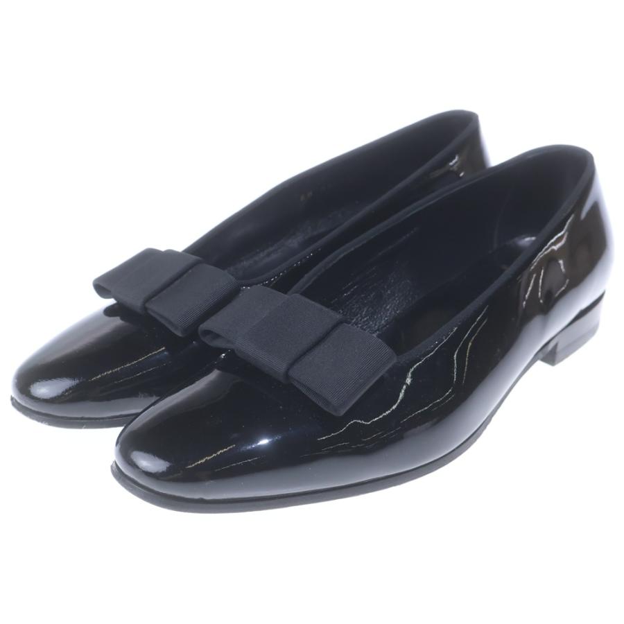 SAINT LAURENT PARIS サンローランパリ リボン エナメル オペラ 315175