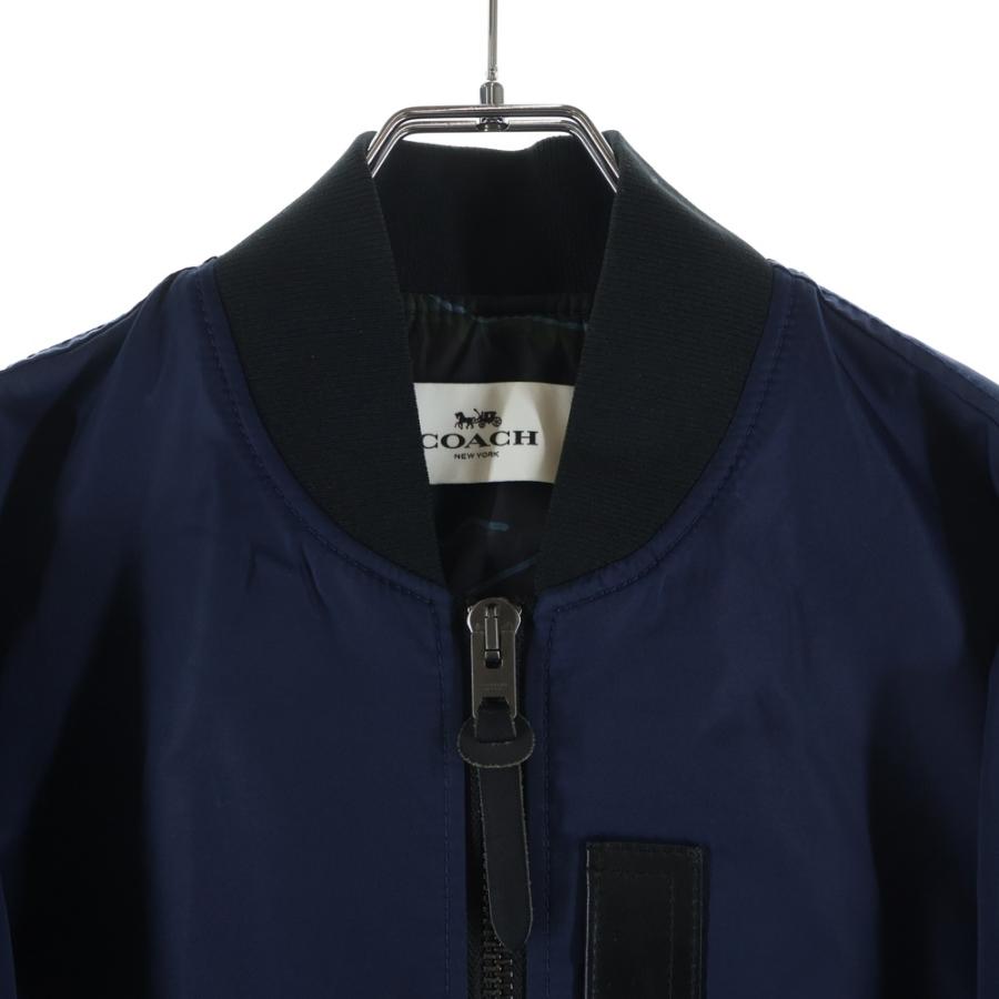 COACH（コーチ） フライトジャケット 裏地迷彩 F26795 ネイビー
