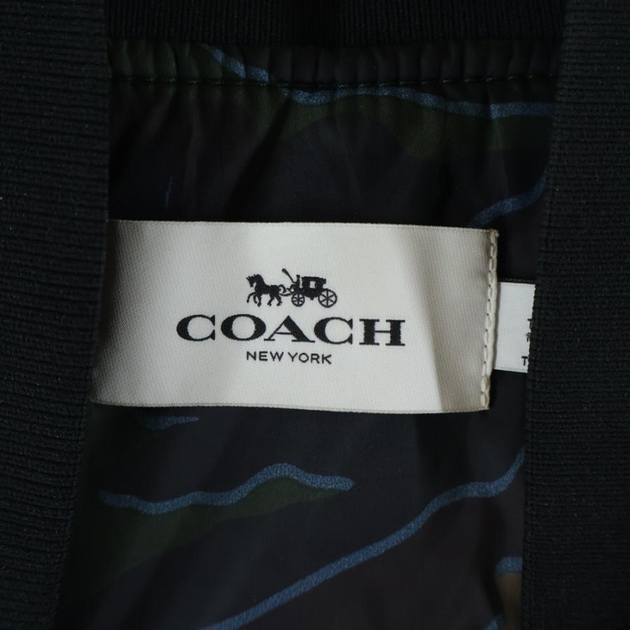 COACH（コーチ） フライトジャケット 裏地迷彩 F26795 ネイビー