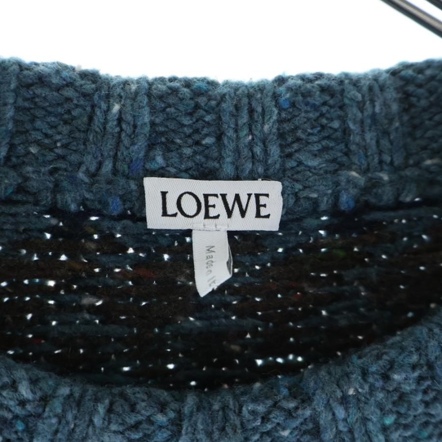 LOEWE ロエベ ジオメトリック H526Y14KMV クルーネックセーター ブルー_6