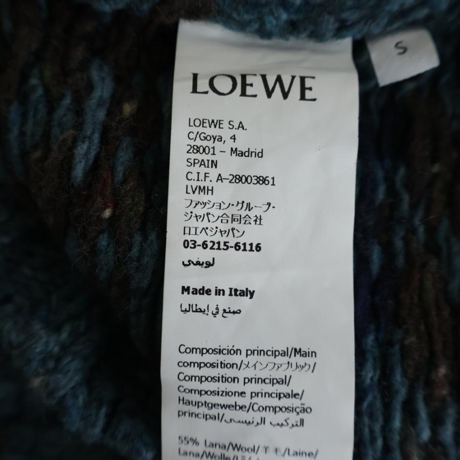 LOEWE ロエベ ジオメトリック H526Y14KMV クルーネックセーター ブルー_7