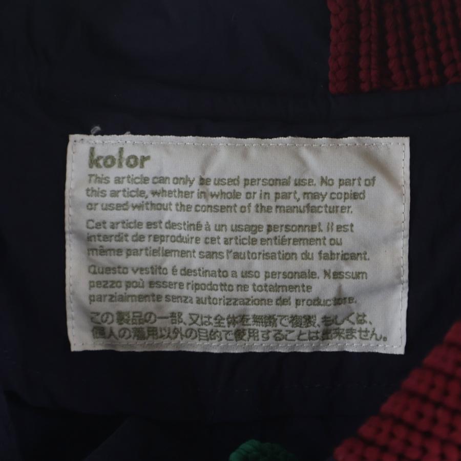 kolor（カラー） ナイロンタイプライター ドッキングコート 21SCM