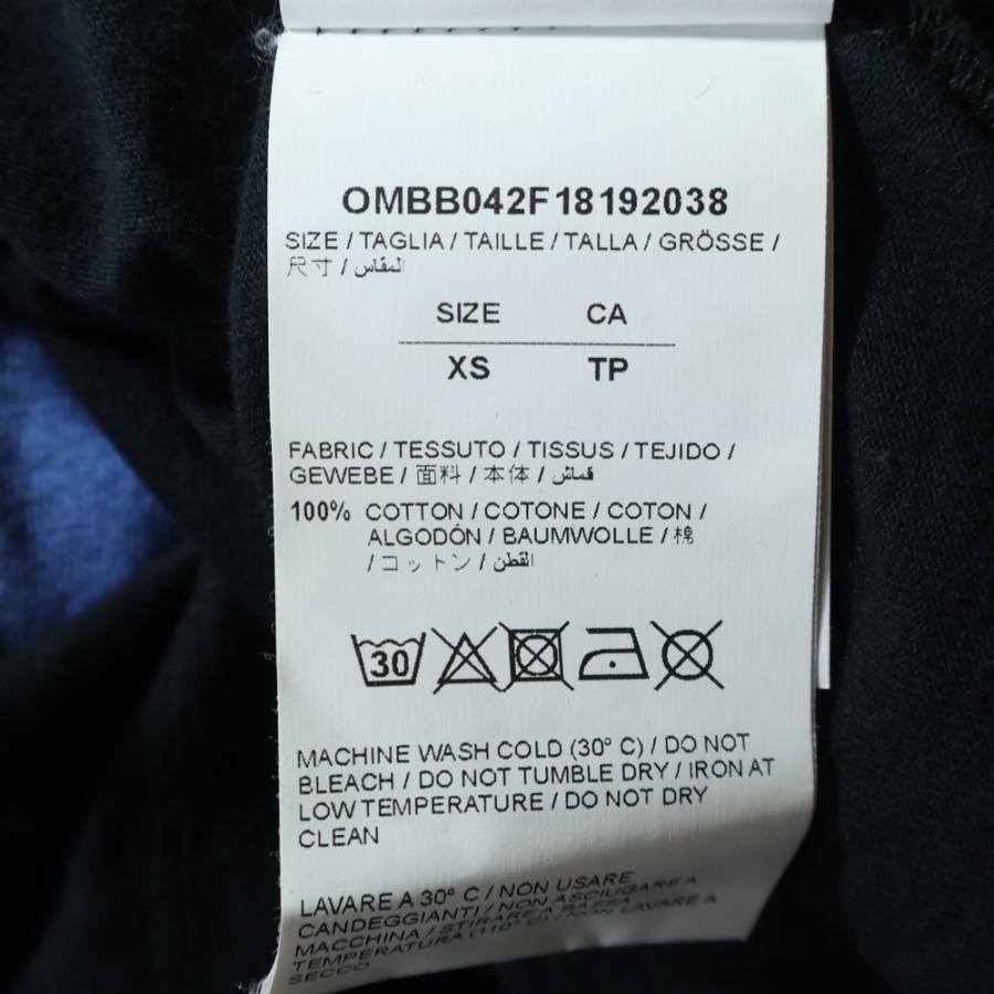 OFF-WHITE オフホワイト レイヤード フーディーパーカー OMBB042F1819203 ブラック OFF-WHITE オフホワイト レイヤード フーディーパーカー