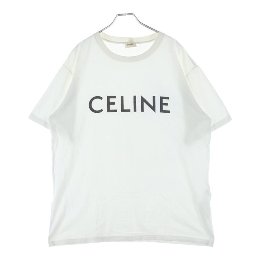 CELINE（セリーヌ） フロントロゴプリント 半袖Tシャツ カットソー