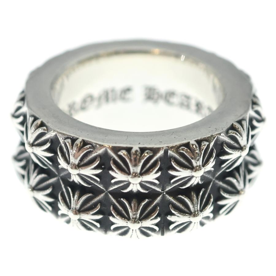 シルバーリング シルバー925 ダブルリング ピートパンク 22号 CHROME HEARTS（クロムハーツ） PETE PUNK DOUBLE ピートパンクダブル