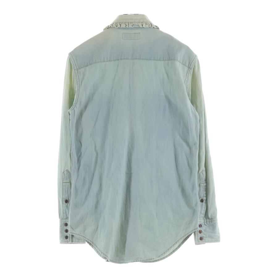 SAINT LAURENT PARIS サンローランパリ 15SS 襟フリル デニム 393702