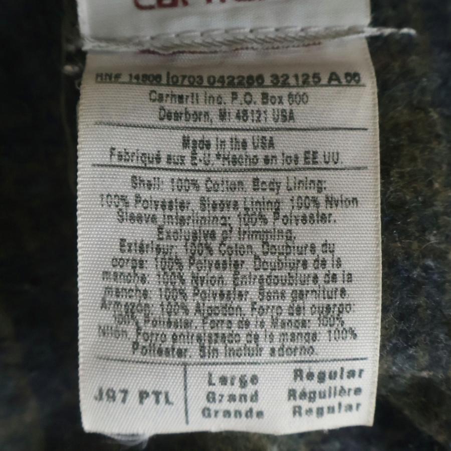 Carhartt（カーハート） 00s USA製 Detroit Jacket Petrol デトロイト