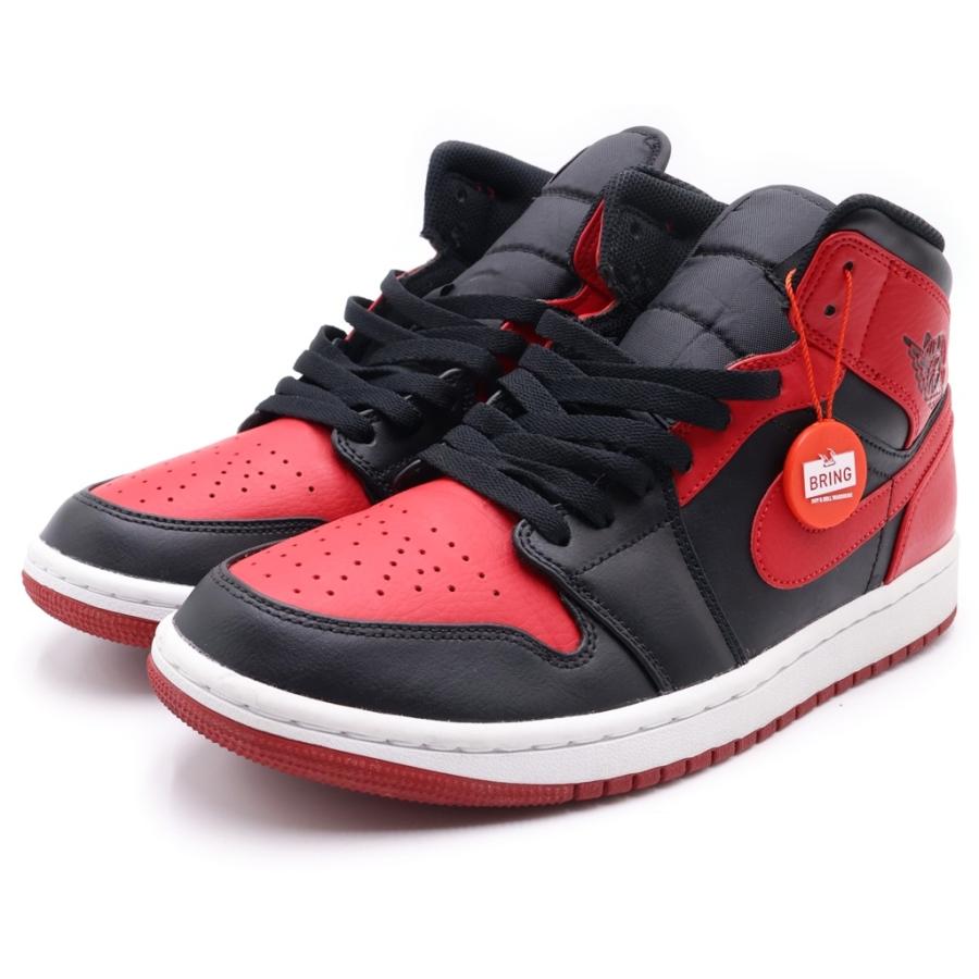 NIKE（ナイキ） AIR JORDAN 1 MID BRED エアジョーダン1 ミッド 