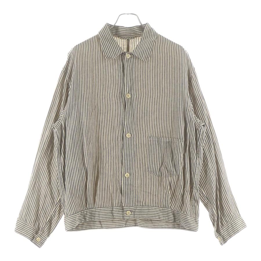 COMOLI 22SS ストライプ ブルゾン シャツジャケット 【公式通販】