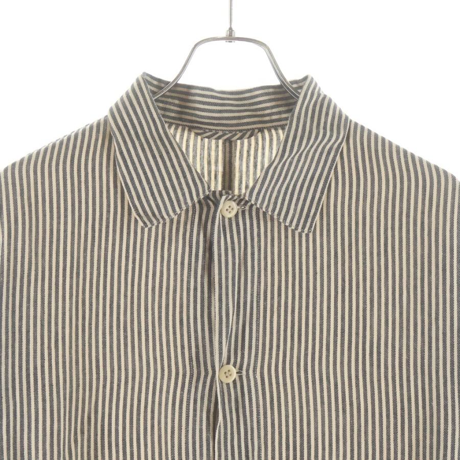 COMOLI（コモリ） 22SS STRIPE BLOUSON ストライプブルゾン コットン