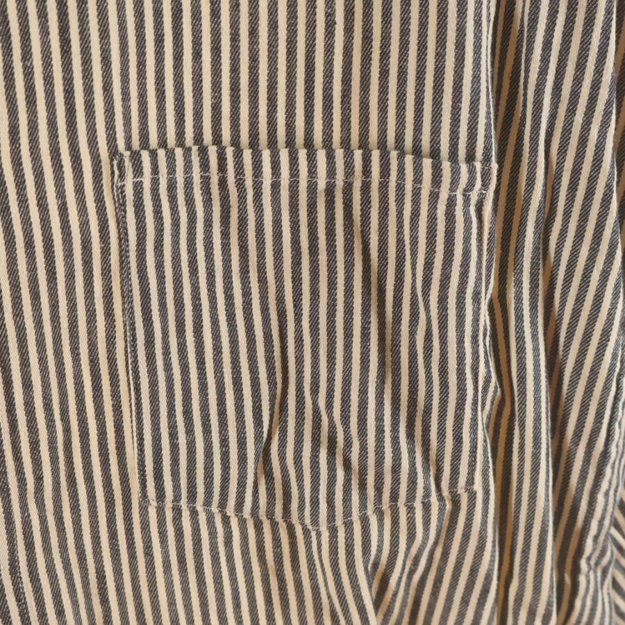 COMOLI（コモリ） 22SS STRIPE BLOUSON ストライプブルゾン コットン