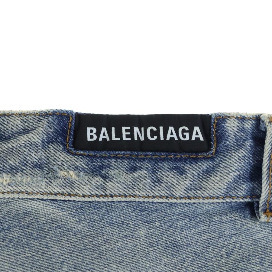 BALENCIAGA（バレンシアガ） 22AW プルアップワイドバギーデニムパンツ