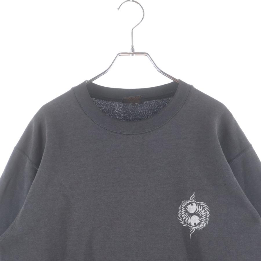時間限定半額 90s usa製 BRONZE AGE スウェット グレー 403 VINTAGE ヴィンテージ 90s BRONZE AGE ブロンズエイジ FISHBONE 陰陽