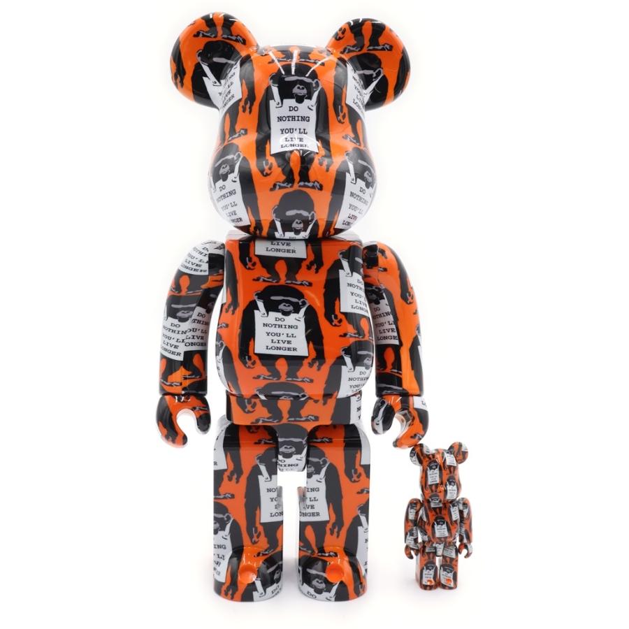 ベアブリック モンキーサイン 1000% バンクシー banksy MEDICOM TOY（メディコム・トイ） MONKEY SIGN 100% & 400% Banksy