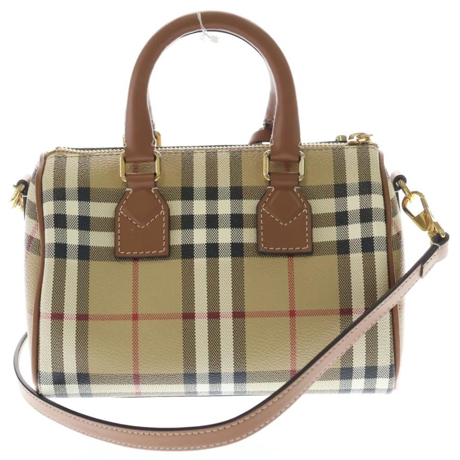 BURBERRY バーバリー BOWLING BAG MINI ボウリングバッグ 2WAY ショルダーバッグ 8071357 A9534 ブラウンの画像