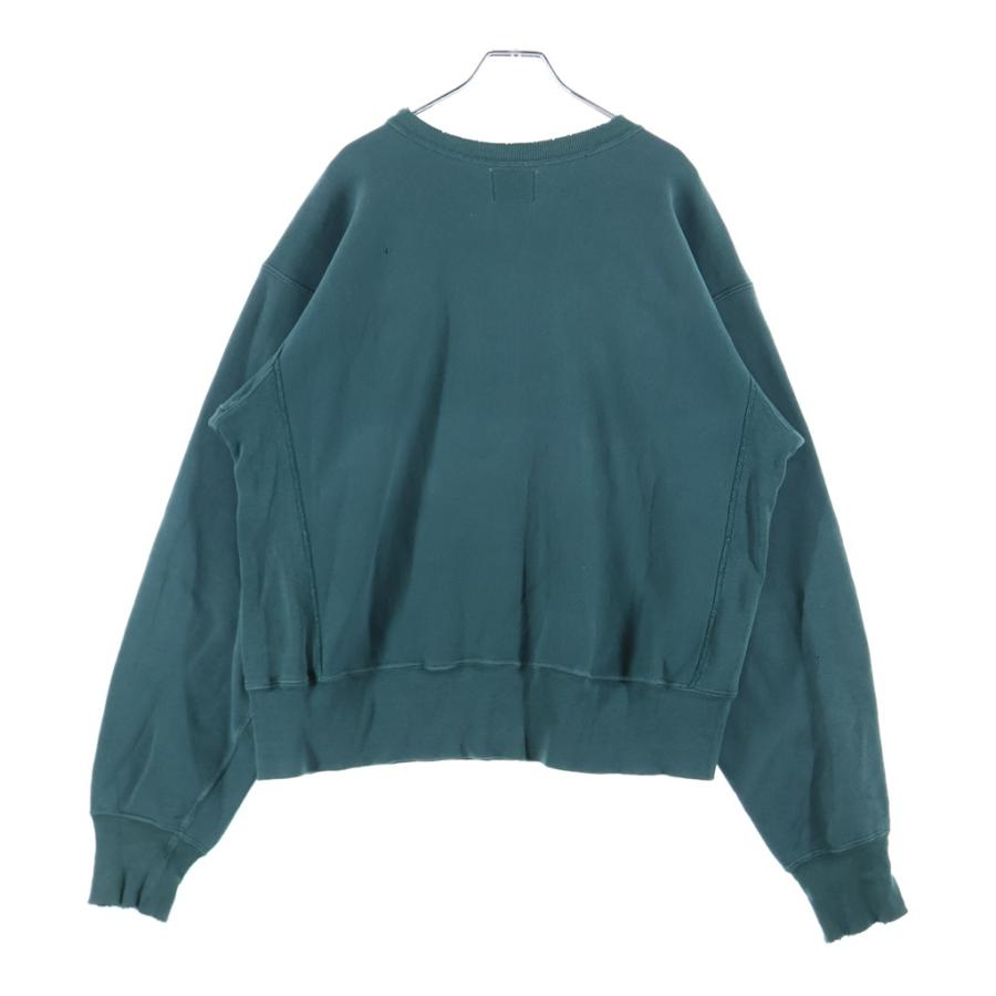 CHAMPION チャンピオン 60s タタキタグ OSWEGO STATE オスウェゴステイト REVERSE WEAVE リバースウィーブ クルーネックスウェット グリーン Champion（チャンピオン） 60s タタキタグ OSWEGO STATE オスウェゴ