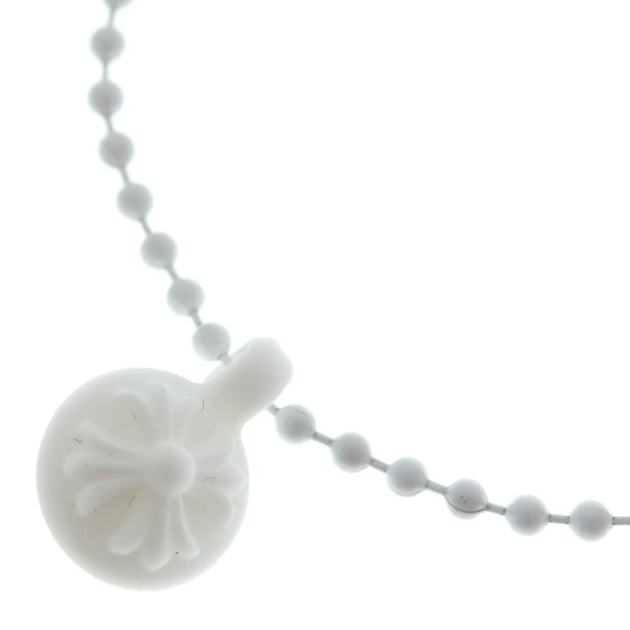 クロムハーツ シリコンラバーCH クロスネックレス白 CHROME HEARTS（クロムハーツ） RUBBER CH CRSBALL クロスボール
