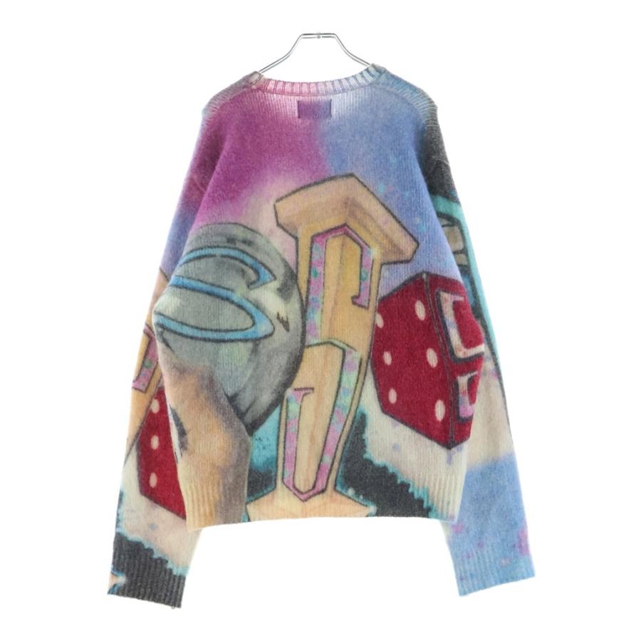 STUSSY（ステューシー） 22AW GOLDIE SWEATER 総柄 モヘアニット 