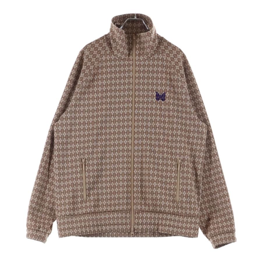 Needles（ニードルス） Poly Jacquard Track Jacket 総柄 ロゴ刺繍 